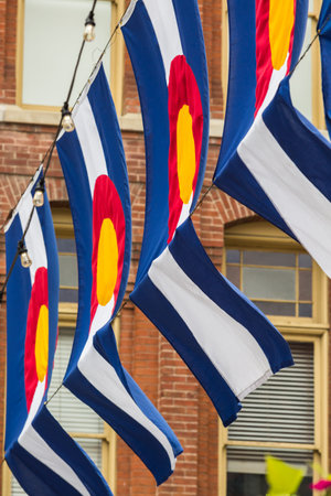Historical Larimer Squarre in the Summer.