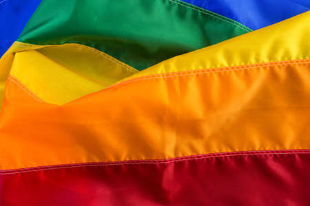 Rainbow Gay Pride flag background.の写真素材
