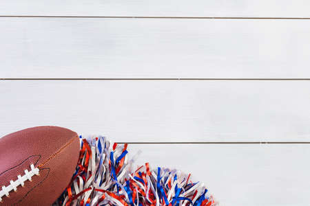 Game day football party table.の写真素材