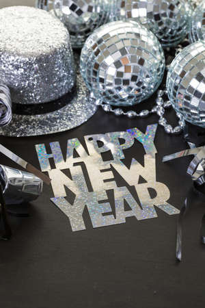 Decorations for New Year Eve party.の写真素材