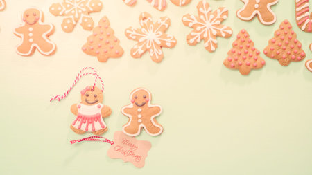 Packaging traditional home made gingerbread cookies as food gifts.