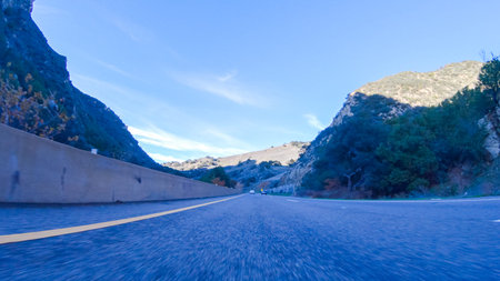 Basking in the beauty of a sunny winter day, driving on HWY 1 near Las Cruces, California offers...