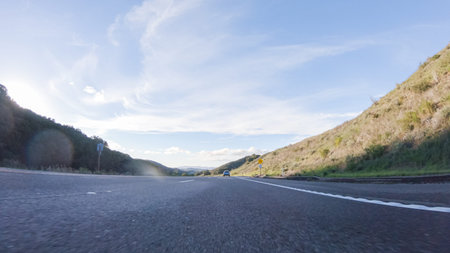 Basking in the beauty of a sunny winter day, driving on HWY 1 offers stunning views of the...