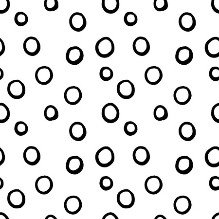 Seamless abstract pattern art. Texture with Hand Painted Crossing Brush Strokes for Print. Retro dotted 80s.Modern graphics. Vector illustrationのイラスト素材