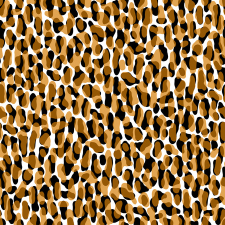 Seamless abstract pattern art. Texture with Hand Painted Crossing Brush Strokes for Print. Animal fur texture background. Modern graphics.Vector illustration.のイラスト素材