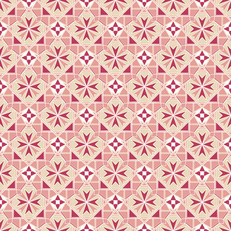 Seamless pattern mosaic oriental. Traditional antique ornament morocco and arabian. Geometry oriental ethnic tile. Vector illustration,のイラスト素材