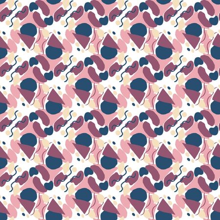 Seamless pattern memphis abstract background.Design decoration creative.Print textile,fabric.Vector illustrationのイラスト素材