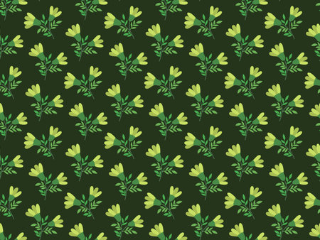 Seamless pattern flower.Floral decorative design.Beautiful fashion print.