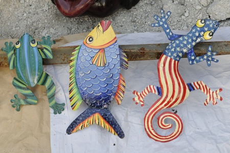 PORT-AU-PRINCE - AUGUST 25: An example of art from Cite Soleil- the most dangerous and deadly slum in the world, in Port-Au-Prince, Haiti on August 25, 2010.のeditorial素材