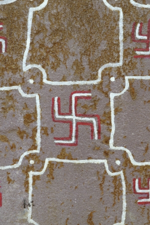 swastika wall paintings のeditorial素材