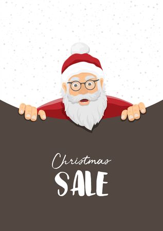 Christmas Santa Claus Posterのイラスト素材