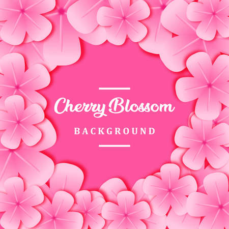 Cherry Blossom Backgroundのイラスト素材