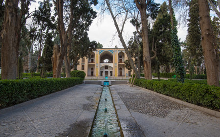 Kashan, Iran - Circa February 2016 - A shot of Fin Garden in Kashan, Iranのeditorial素材