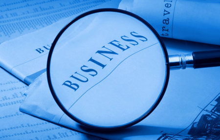  enlarge businessの写真素材