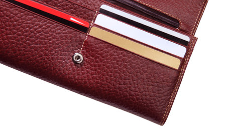 wallet and credit cards