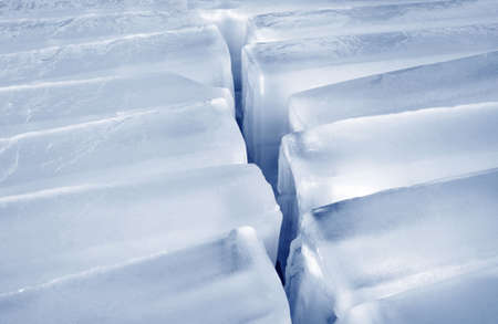 ice blocksの写真素材