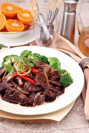 Beef With Black Pepperの写真素材