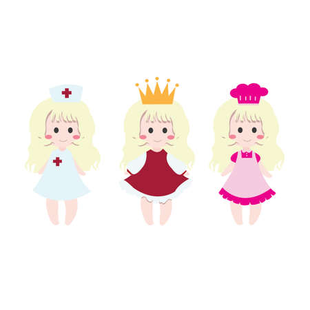 cartoon careerのイラスト素材