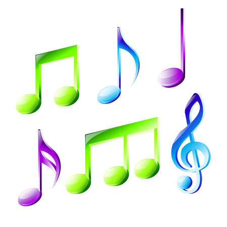 music notesのイラスト素材