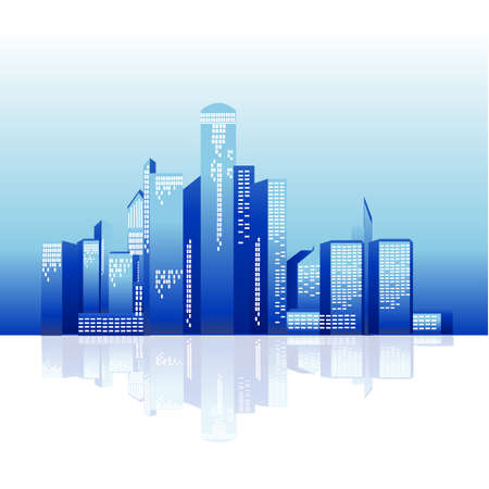 city towerのイラスト素材