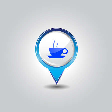 coffee pins のイラスト素材