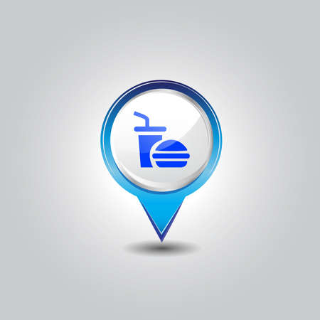 junk food pins のイラスト素材