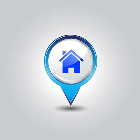 house pins のイラスト素材