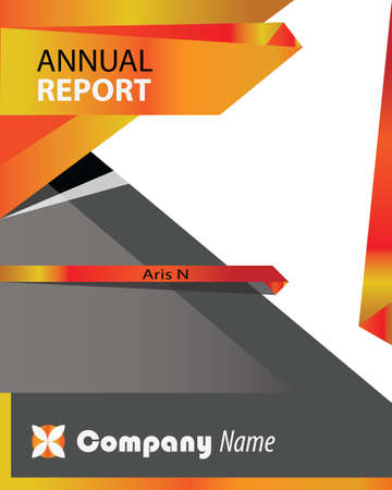 Cover Template Background Golden Greyのイラスト素材