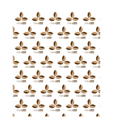 Coffee Beans Pattern Illustration Vectorのイラスト素材