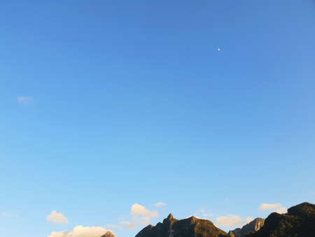 Beautiful landscape on mountain with sky and cloud, peace and relaxation, Beautiful nature to make...