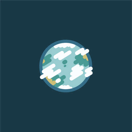flat icon of earth
