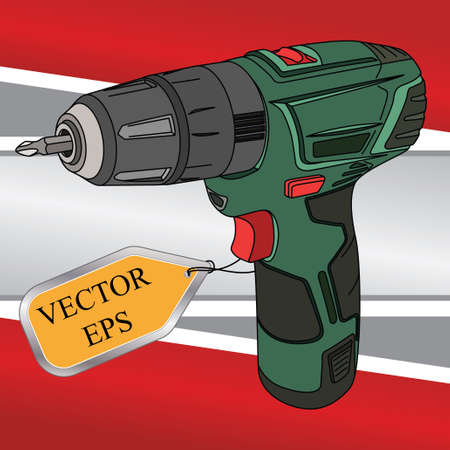 Working construction toolのイラスト素材