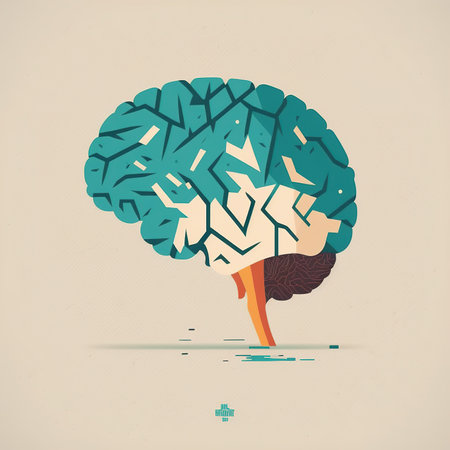Human brain with brainstorm concept. Vector illustration. Eps 10.