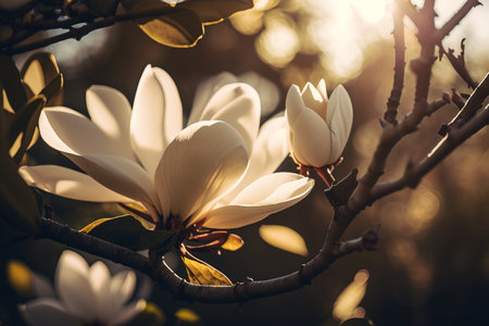 Empty old wooden table with floral lavender field in the corner for banner backgroundの写真素材
