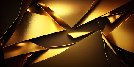 Abstract golden backgroundの写真素材