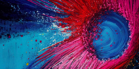 Beautiful abstract painting art design