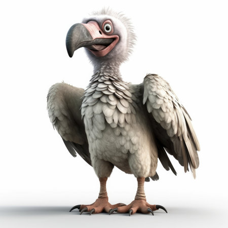 Vulture bird cartoonの素材