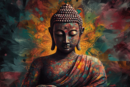 Buddha Gautama Illustrationの素材