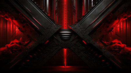 Beautiful mesmerizing black and dark red abstract backgroundの素材