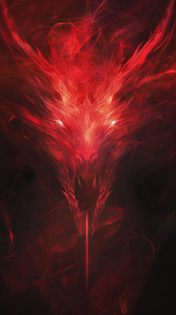 A cool dragon picture for background or wallpaperの素材