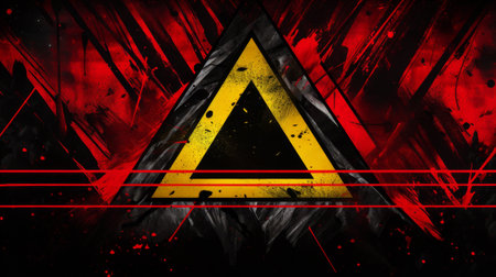 black, red and yellow abstract modern backgroundの素材