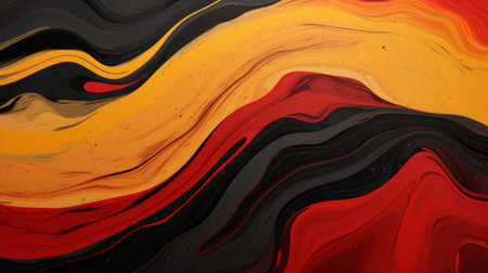 black, red and yellow abstract modern backgroundの素材
