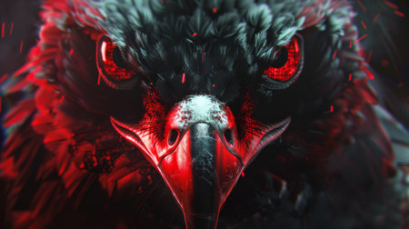 A beautiful graphic of the mighty eagle for background wallpaperの素材