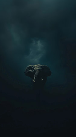 Elephant wild animal background in high resolutionの素材