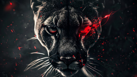 Amazing puma background HD wallpaperの素材