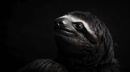 Sloth, friendly animal wallpaper image in high resolutionの素材