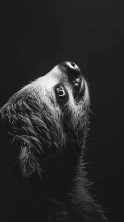 Sloth, friendly animal wallpaper image in high resolutionの素材