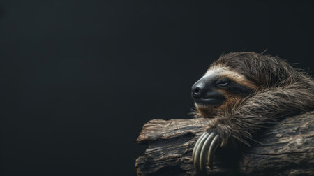 Sloth, friendly animal wallpaper image in high resolutionの素材