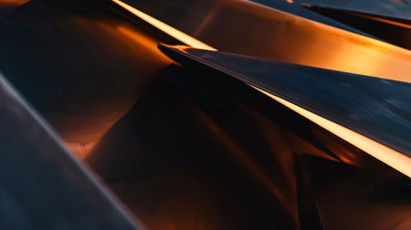 Detailed view of metal object with blurred backdrop.の素材