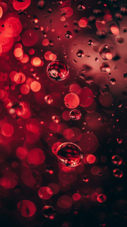 Detailed view of a window covered in raindrops.の素材